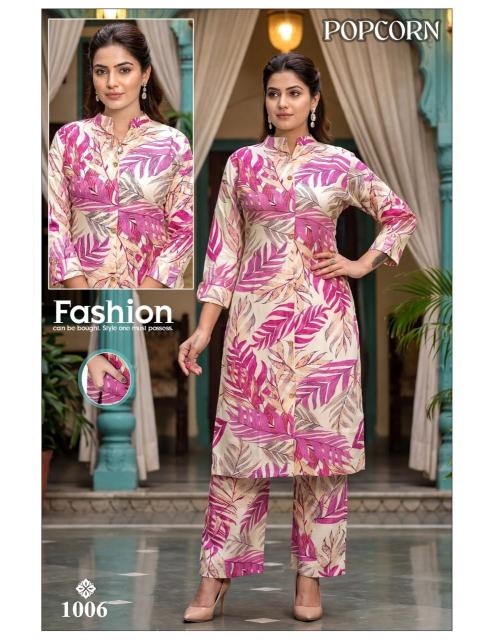 Desi kudi popcorn coord set surat market